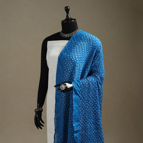 Kutch tie-dye cotton heavy bandhani dupatta 10 - handcrafted