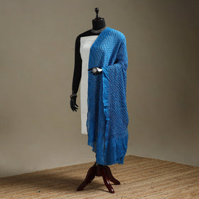 Kutch tie-dye cotton heavy bandhani dupatta 10 - handcrafted