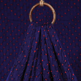 Kutch tie-dye modal silk bandhani fabric 12 - handcrafted