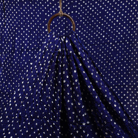  Kutch Bandhani Silk Fabric Online in India