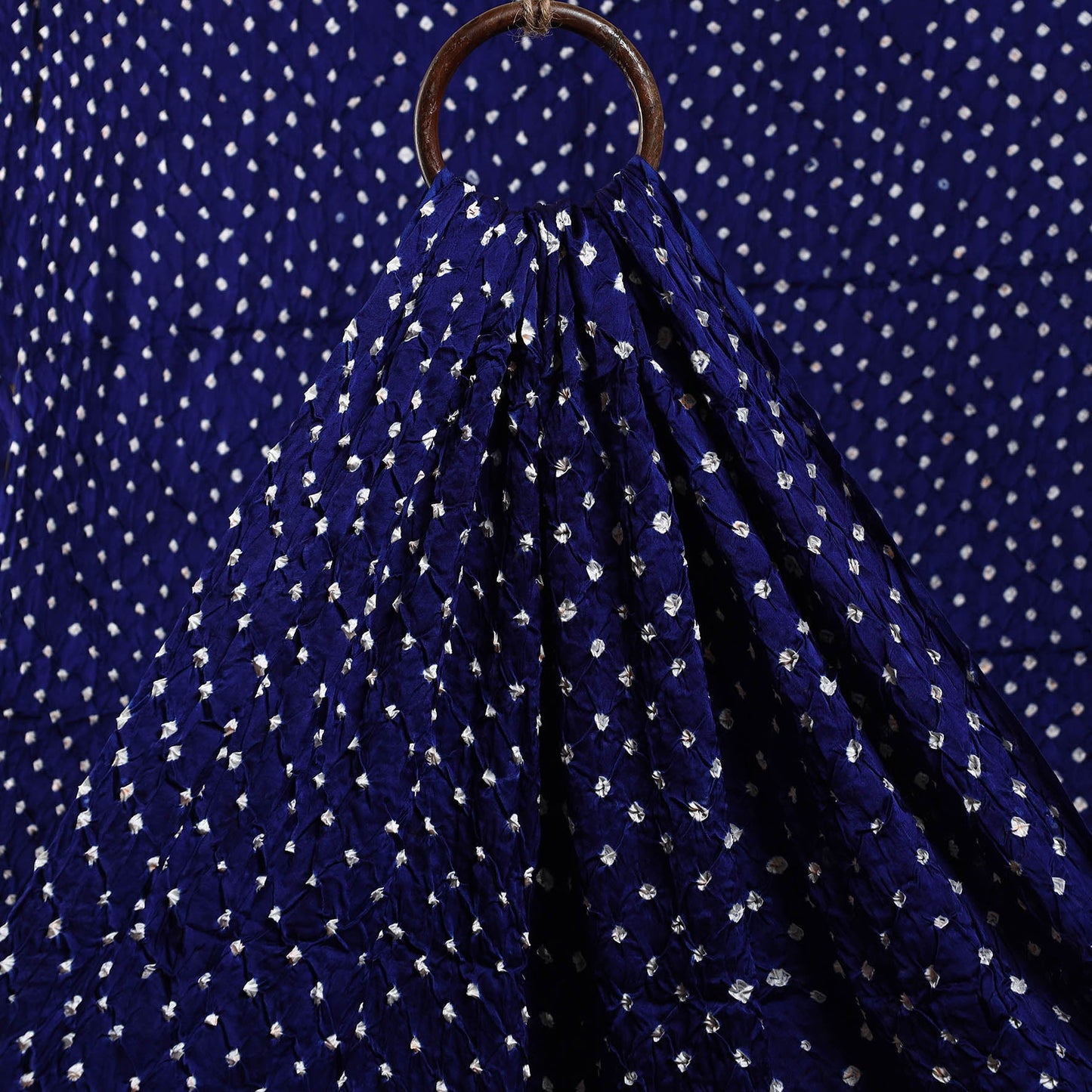  Kutch Bandhani Silk Fabric Online in India