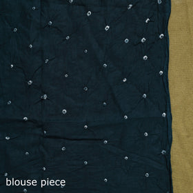 Kutch tie-dye pure cotton bandhani saree 16 - handcrafted