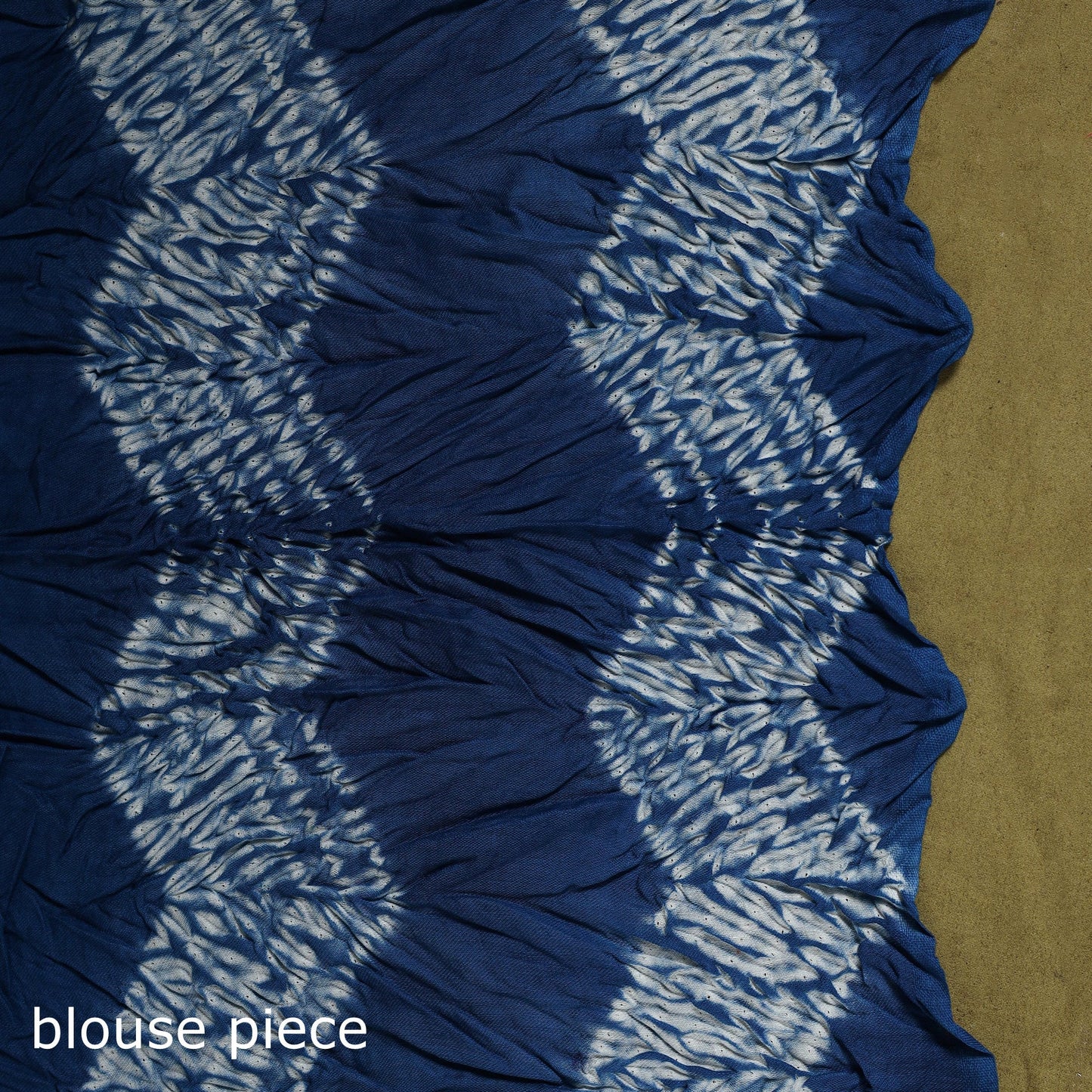 Kutch tie-dye pure cotton shibori saree 25 - handcrafted