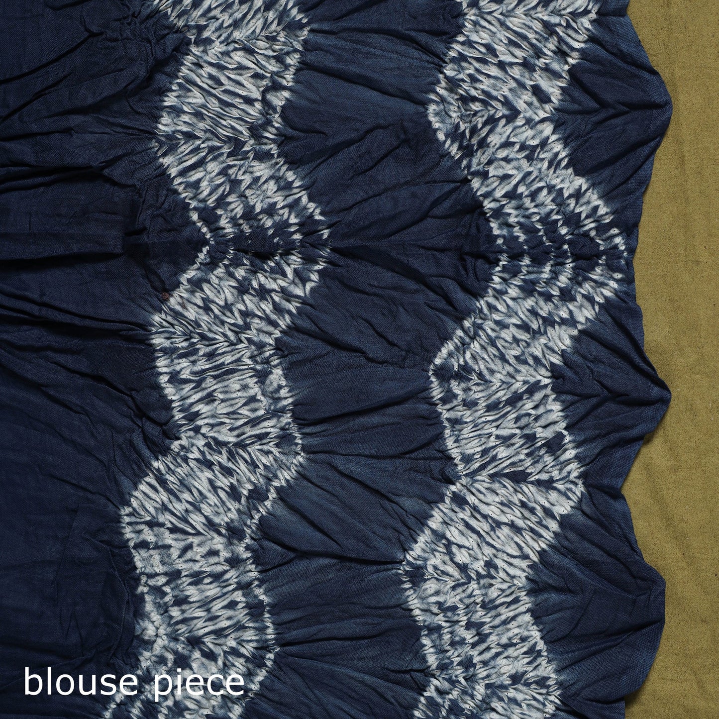 Kutch tie-dye pure cotton shibori saree 30 - handcrafted