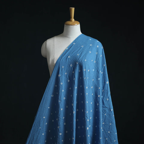 Kutch tie-dye pure mul cotton bandhani fabric 13