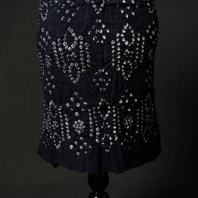 Kutch tie-dye satin cotton bandhani 3pc unstitched dress