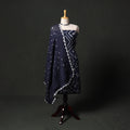 Kutch tie-dye satin cotton bandhani 3pc unstitched dress