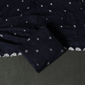 Kutch tie-dye satin cotton bandhani 3pc unstitched dress