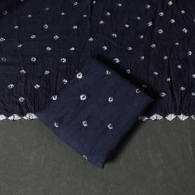 Kutch tie-dye satin cotton bandhani 3pc unstitched dress