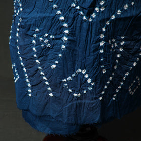 Kutch tie-dye satin cotton bandhani 3pc unstitched dress