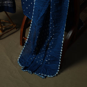 Kutch tie-dye satin cotton bandhani 3pc unstitched dress