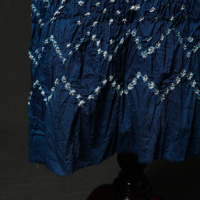 Kutch tie-dye satin cotton bandhani 3pc unstitched dress