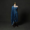 Kutch tie-dye satin cotton bandhani 3pc unstitched dress