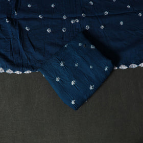 Kutch tie-dye satin cotton bandhani 3pc unstitched dress