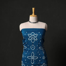 Kutch tie-dye satin cotton bandhani 3pc unstitched dress