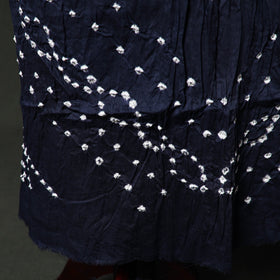 Kutch tie-dye satin cotton bandhani 3pc unstitched dress