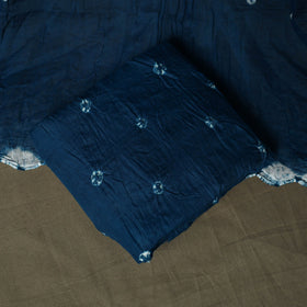 Kutch tie-dye satin cotton bandhani 3pc unstitched dress