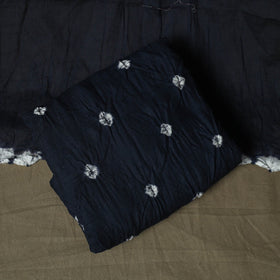 Kutch tie-dye satin cotton bandhani 3pc unstitched dress
