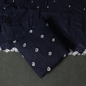 Kutch tie-dye satin cotton bandhani 3pc unstitched dress