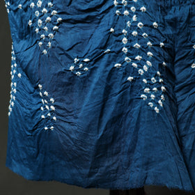Kutch tie-dye satin cotton bandhani 3pc unstitched dress