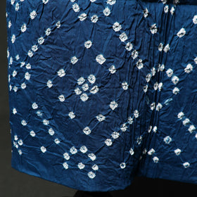 Kutch tie-dye satin cotton bandhani 3pc unstitched dress