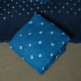 Kutch tie-dye satin cotton bandhani 3pc unstitched dress