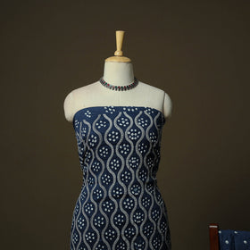 Kutch tie-dye satin cotton bandhani 3pc unstitched dress