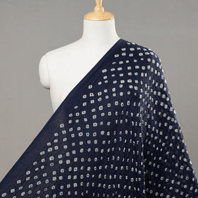 Blue - kutch tie-dye soft cotton bandhani fabric 27