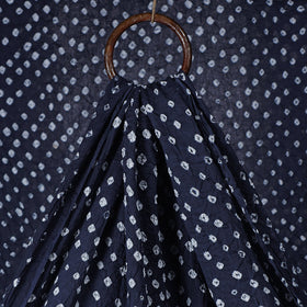 Blue - kutch tie-dye soft cotton bandhani fabric 27