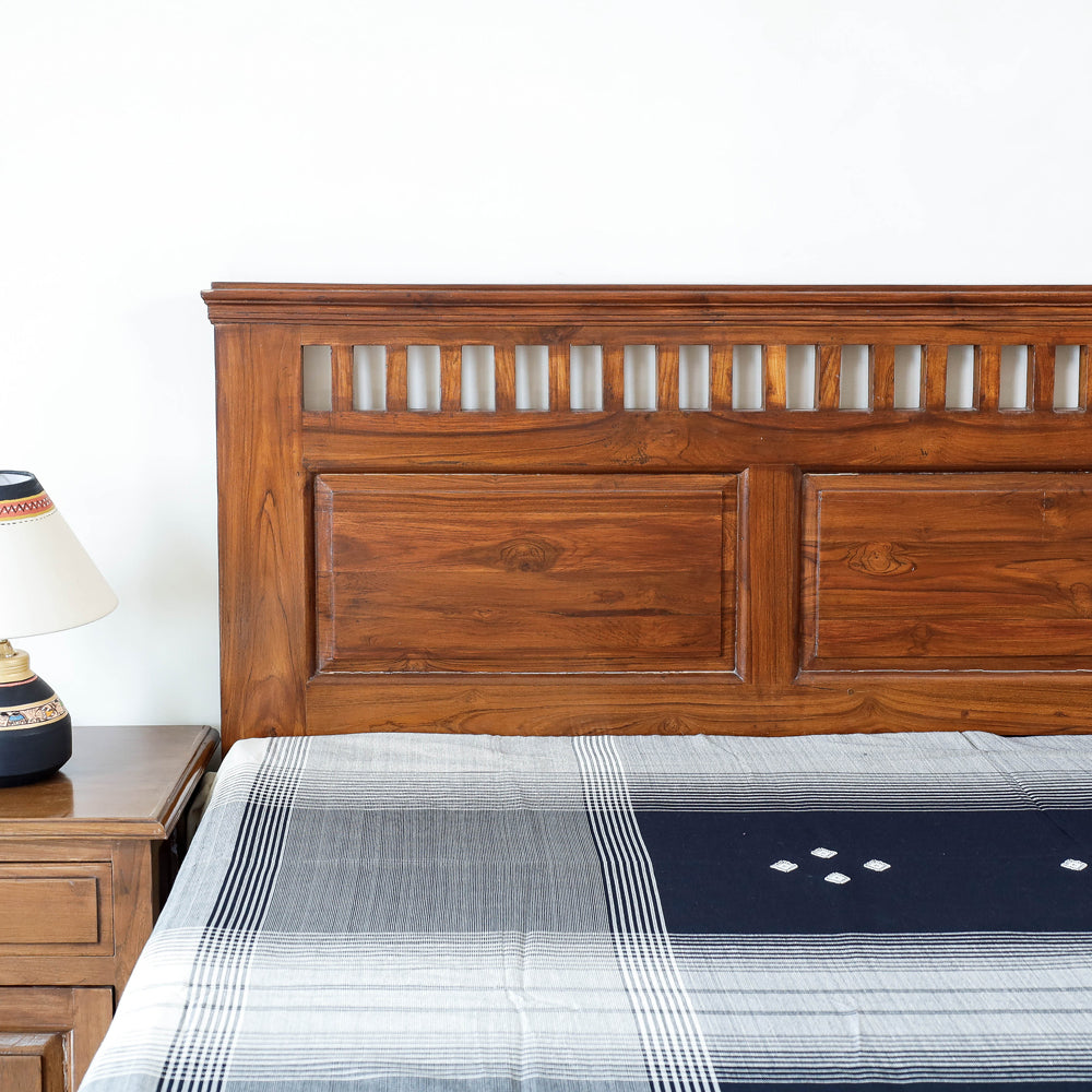  Kutch Weave Pure Hand loom Cotton Bed cover (90 x 108 in) Online at iTokri.com