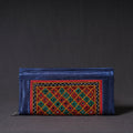 Blue Kutchi Embroidery Mirror Work Clutch