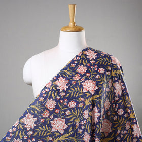 Buy Sanganeri Block Print Fabric - Floral Rajasthani