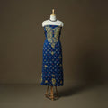 Lucknowi chikankari hand work bandhani unstitched kurta