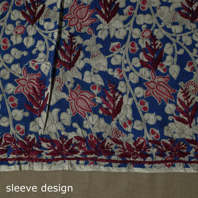 Lucknowi chikankari hand work kalamkari unstitched kurta