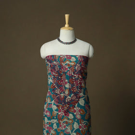 Lucknowi chikankari hand work kalamkari unstitched kurta
