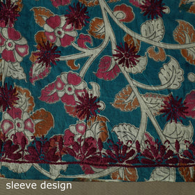 Lucknowi chikankari hand work kalamkari unstitched kurta