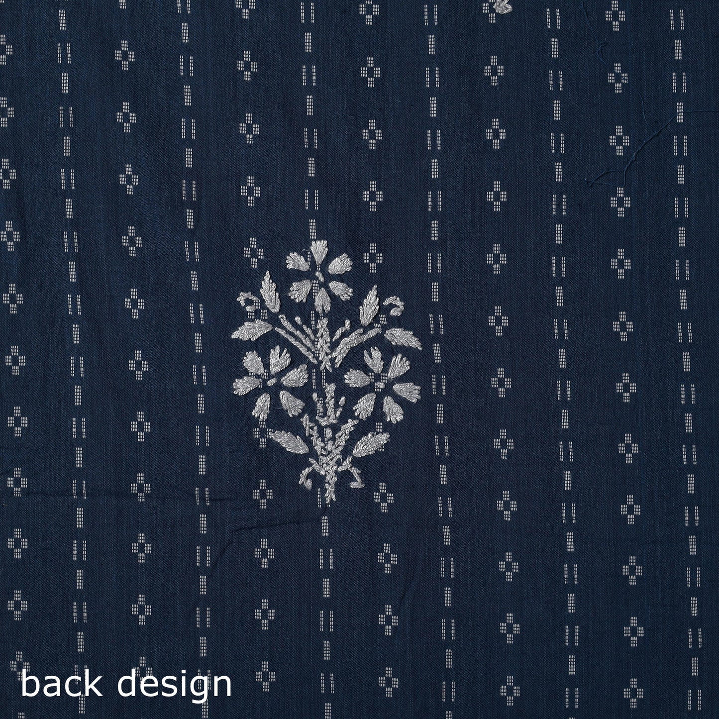 Black - lucknowi chikankari work jacquard unstitched kurta