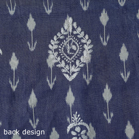 Lucknowi chikankari work pochampally ikat unstitched kurta