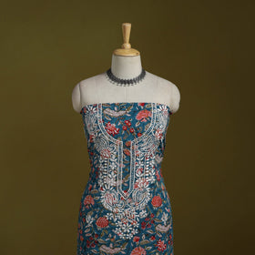 Lucknowi chikankari work sanganeri unstitched kurta