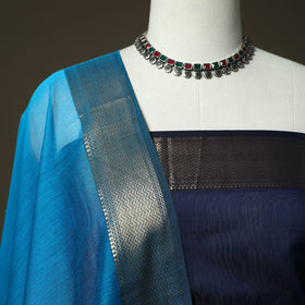 Maheshwari silk handloom 2pc unstitched dress material