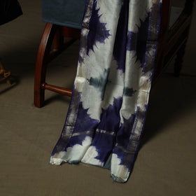 Maheshwari silk shibori tie-dye 3pc unstitched dress