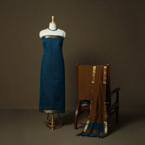 Mangalagiri cotton 3pc unstitched dress material 75