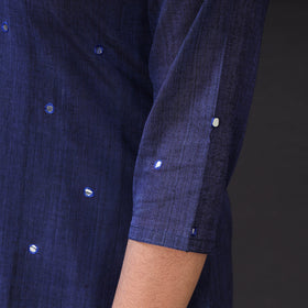 Buy iTokri Casuals - Mangalagiri Pure Handloom Cotton Embroidered Long Kurta Online at iTokri.com