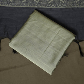Mangalagiri silk cotton thread work 3pc unstitched dress
