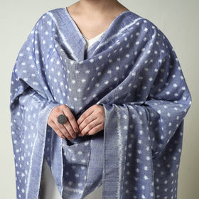 Buy Maniabandha Ikat Weave Handloom Cotton Dupatta with Tassels Online at iTokri.com