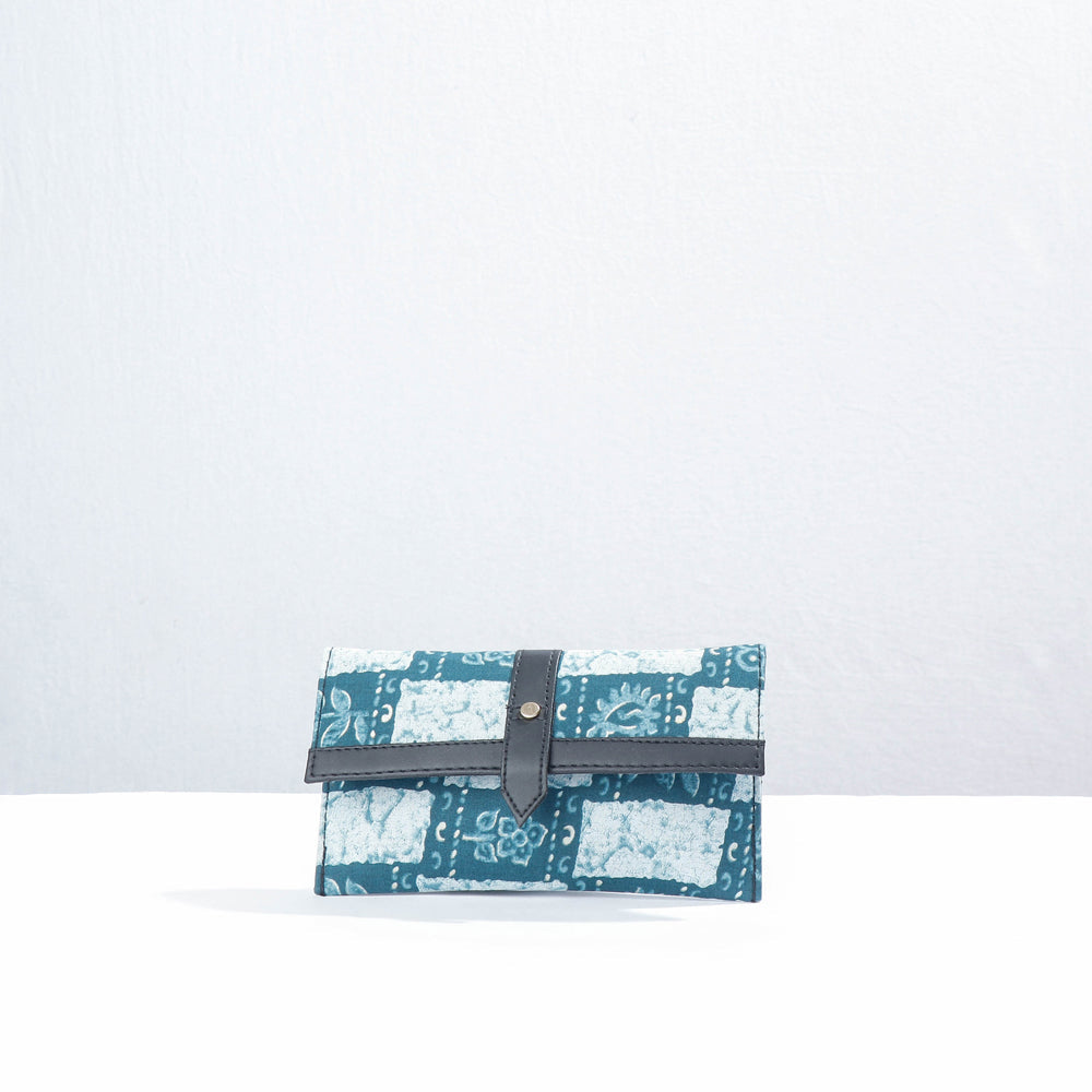 Blue Marudhara Printed Cotton Hand Bag