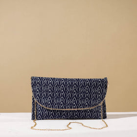 Blue Marudhara Printed Sling Clutch Wallet
