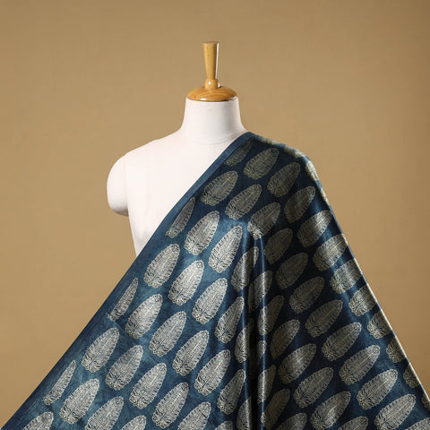 Mashru silk natural dyed fabric 22 - handcrafted