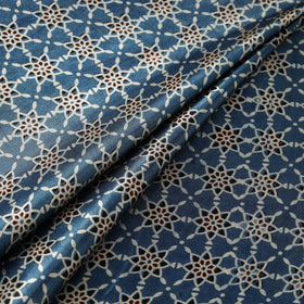 Mashru silk natural dyed fabric 01 - handcrafted