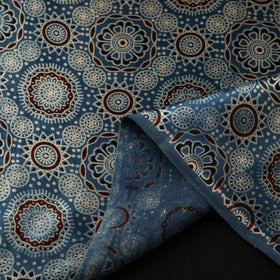 Mashru silk natural dyed fabric 08 - handcrafted